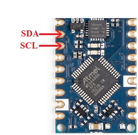 arduino nano i2c pin